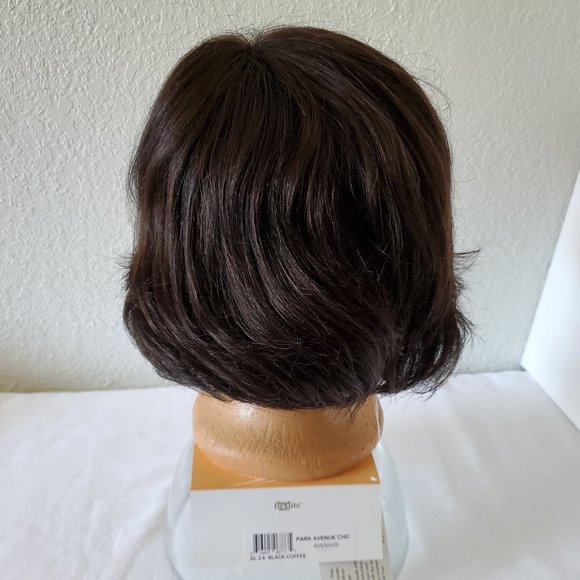SOLD - Gabor Wig Hand-Tied Lace Front & Mono Part Short Wavy Dark Brown NWT - Picture 5 of 16